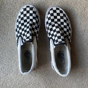 Vans Checkerboard Slip Ons